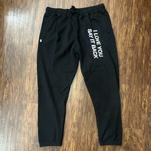 Lonely Ghost Black Sweatpants